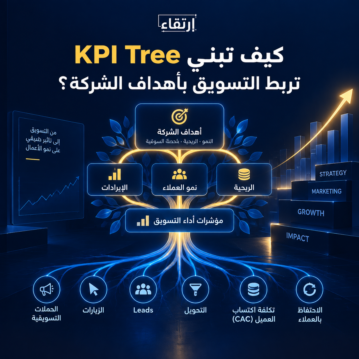 كيف تبني KPI Tree تربط التسويق بأهداف الشركة؟