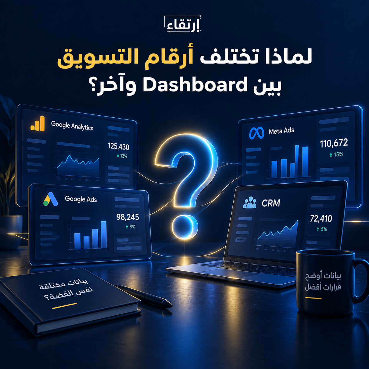 لماذا تختلف أرقام التسويق بين Dashboard وآخر؟